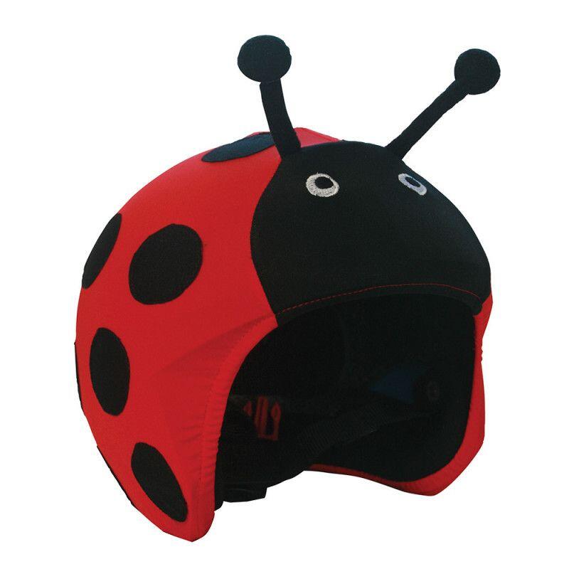 Housse de casque fantaisie - Coolcasc - Coccinelle - Taille unique