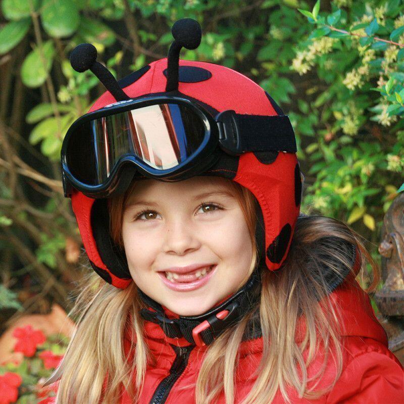 Housse de casque fantaisie - Coolcasc - Coccinelle - Taille unique
