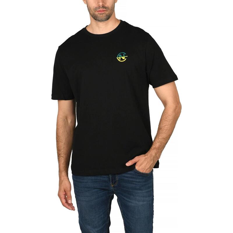 Moreton T-Shirt férfi rövid ujjú póló - fekete