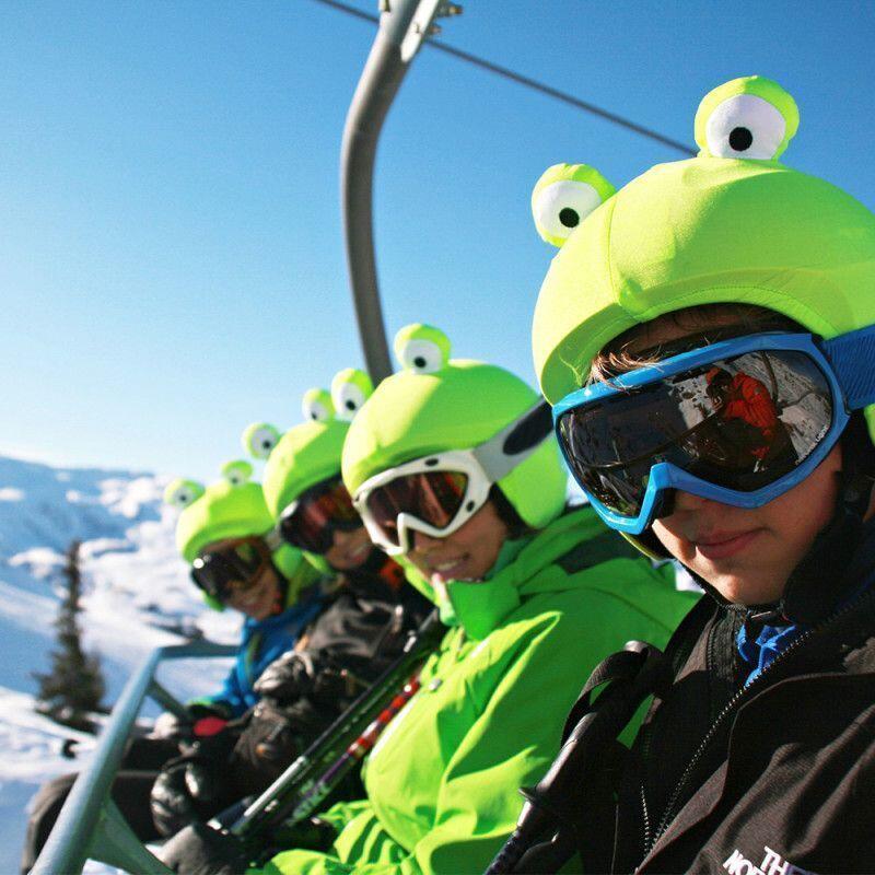 Housse de casque fantaisie - Coolcasc - Grenouille verte - Taille unique 3/7