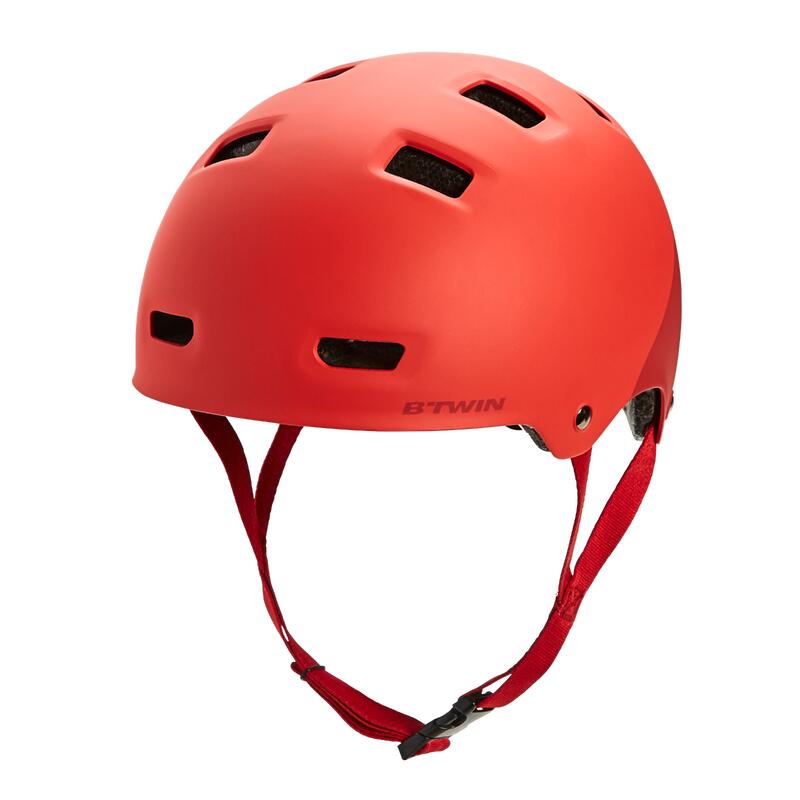 Refurbished - Fahrradhelm Teen 520 Kinder rot - SEHR GUT