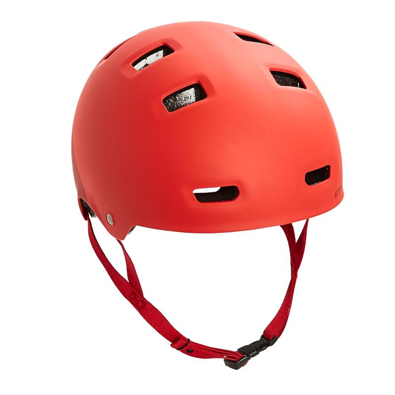 Refurbished - Fahrradhelm Teen 520 Kinder rot - SEHR GUT