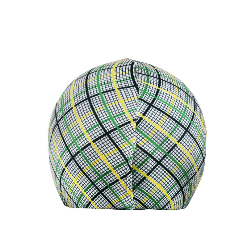 Housse de casque fantaisie-Coolcasc-Jamaica Squares-Taille unique