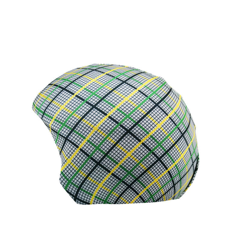 Housse de casque fantaisie-Coolcasc-Jamaica Squares-Taille unique
