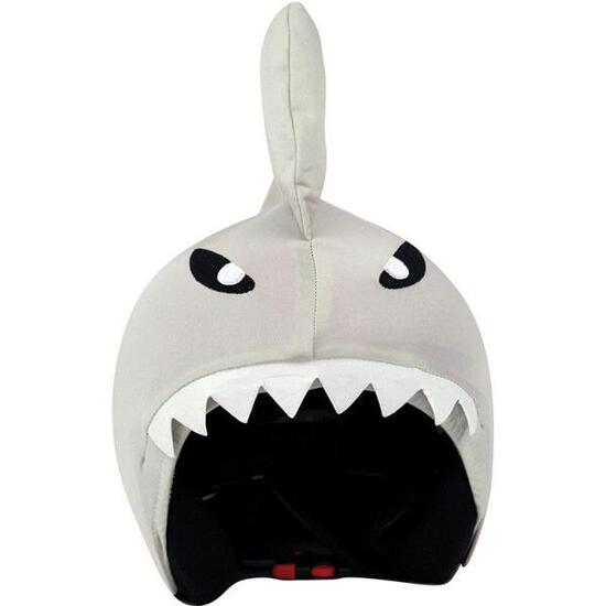 Housse de casque fantaisie - Coolcasc - Requin gris - Taille unique