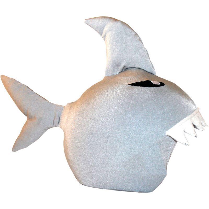 Housse de casque fantaisie - Coolcasc - Requin gris - Taille unique 2/7