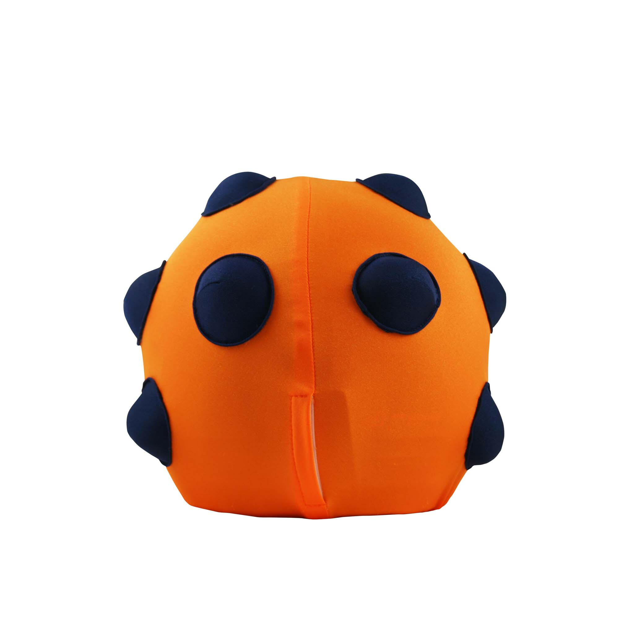 Housse de casque fantaisie-Coolcasc-Bumps orange-Taille unique 4/7