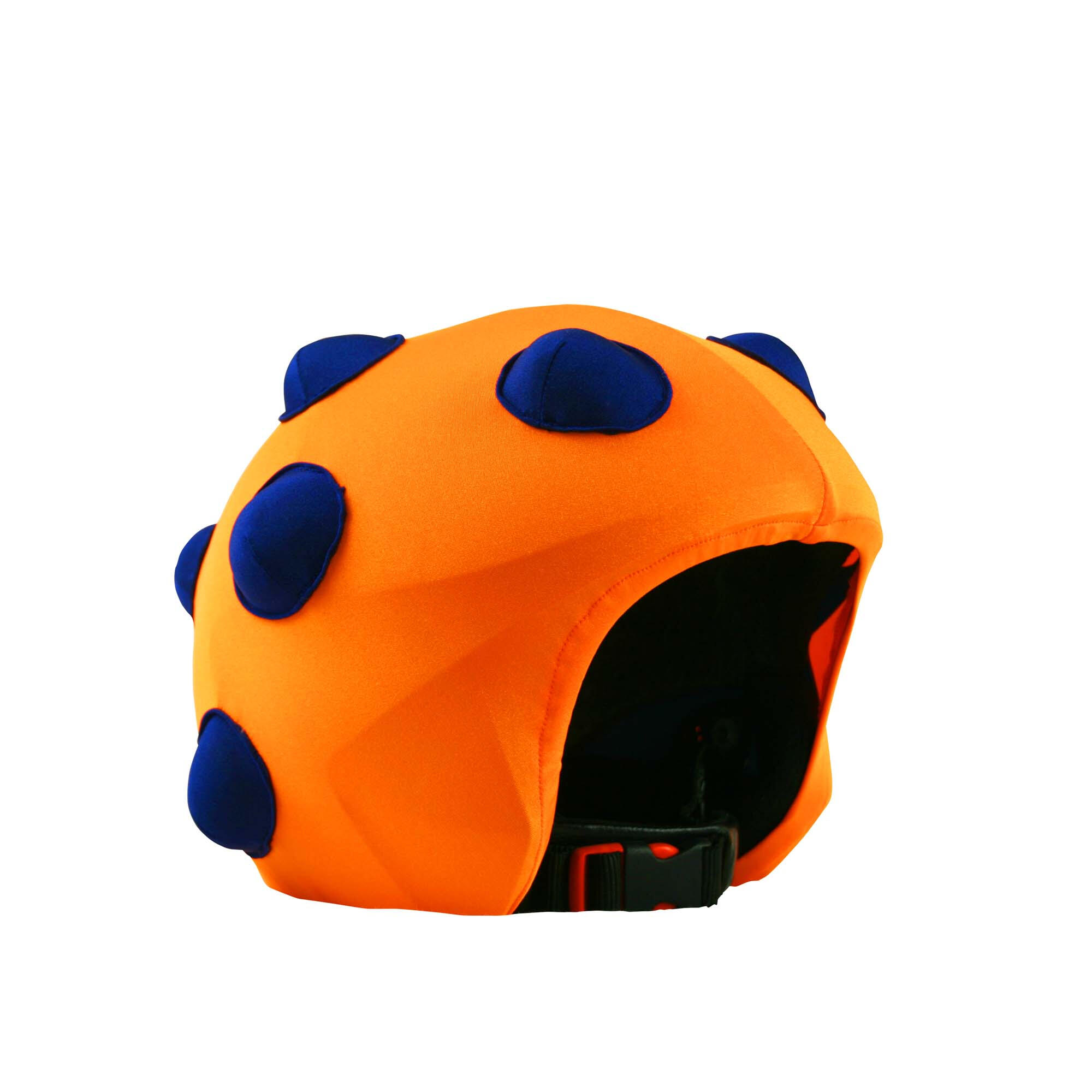 Housse de casque fantaisie-Coolcasc-Bumps orange-Taille unique 2/7
