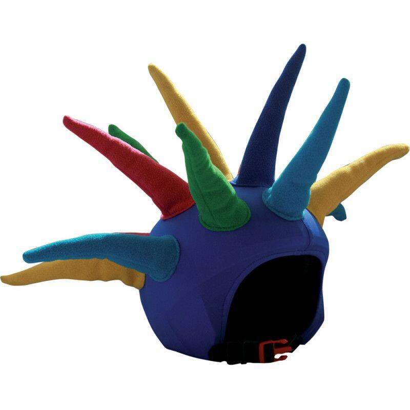 Housse de casque fantaisie - Coolcasc - Spike multicolore - Taille unique