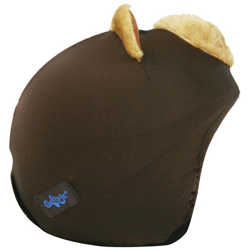 Housse de casque fantaisie - Coolcasc - Ours brun - Taille unique 2/7