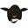 Housse de casque fantaisie - Coolcasc - Mouton noir - Taille unique