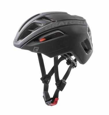 Fahrradhelm C-Pro schwarz gummiert