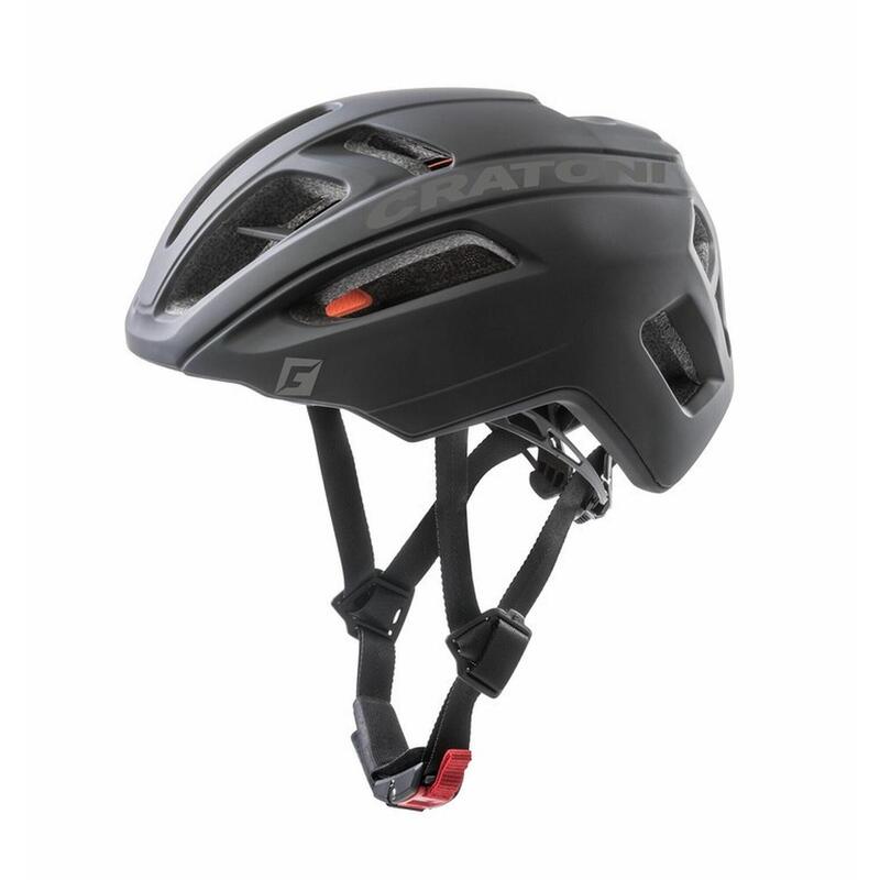 CRATONI Casco da bicicletta C-Pro nero gommato