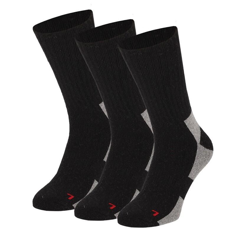 Apollo (Sports) - Wandelsokken - Multi Zwart - 3-Pack - Maat 39/42 - Warme