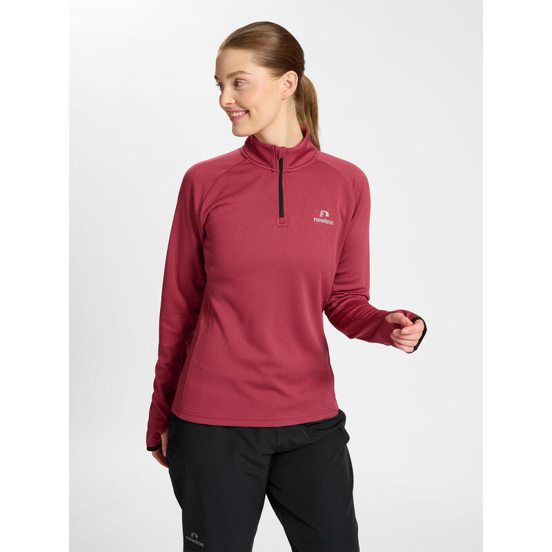 Bluza damska 1/2 zip z długim rękawem Newline Phoenix