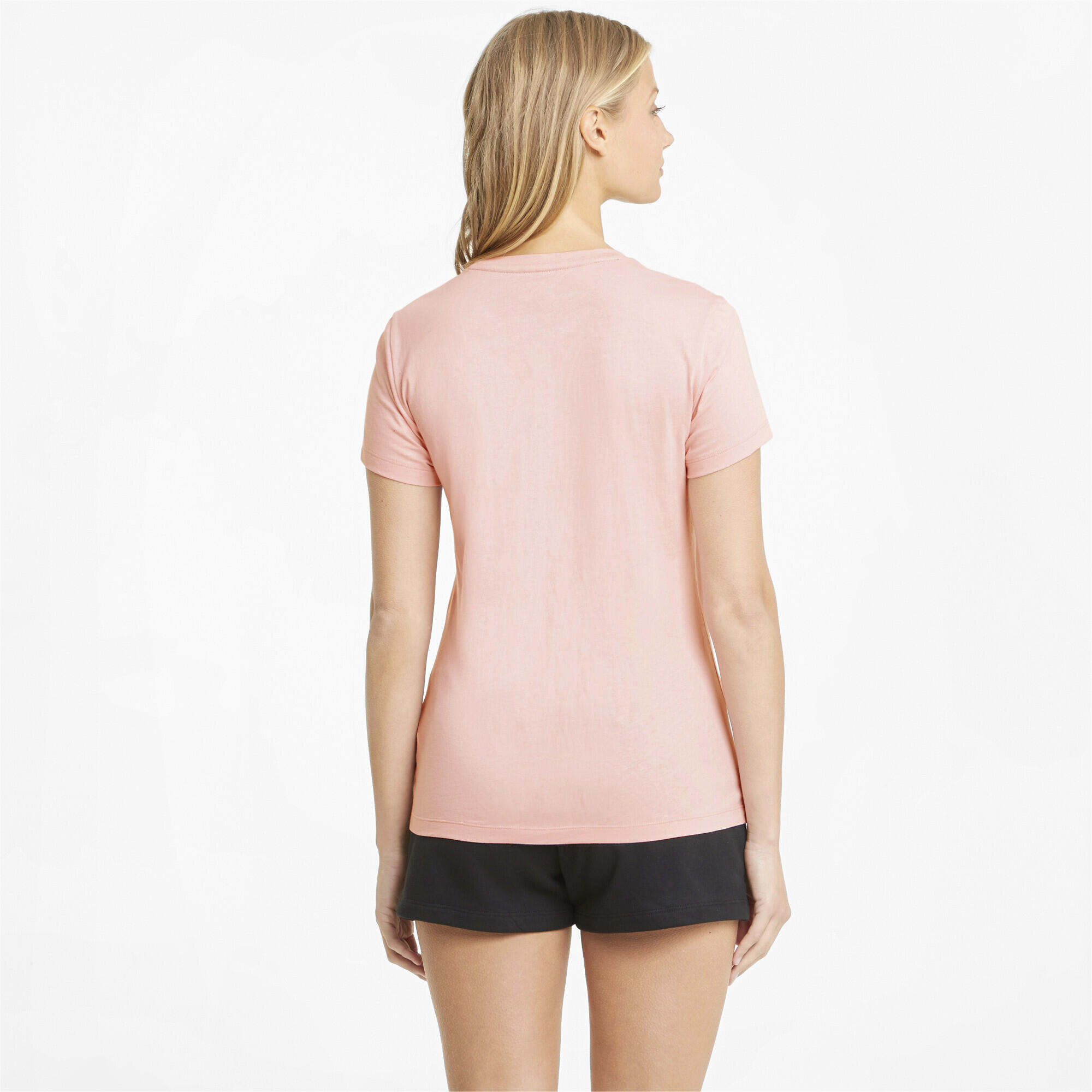 T-shirt à logo Essentials Femme PUMA Bridal Rose Pink 3/5