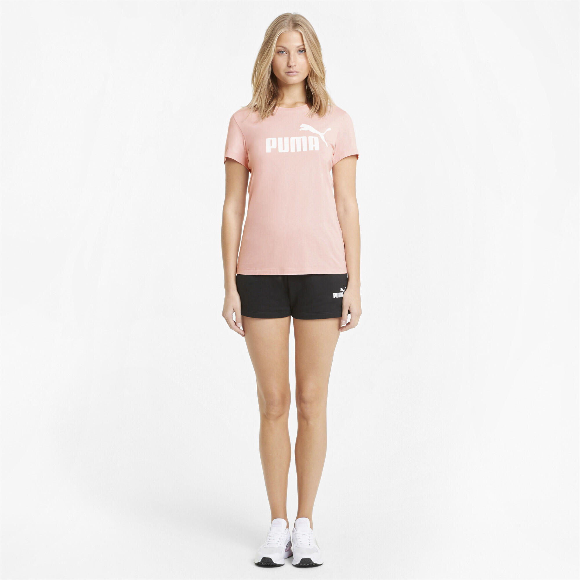 T-shirt à logo Essentials Femme PUMA Bridal Rose Pink 4/5
