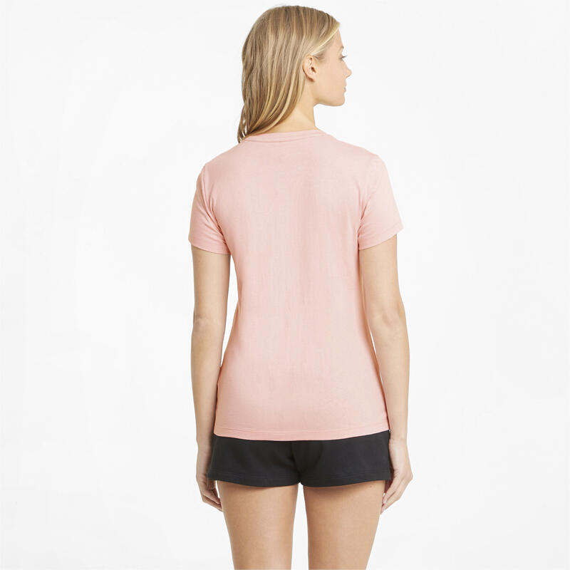 Tricou Essentials Logo Femei PUMA Bridal Rose Pink