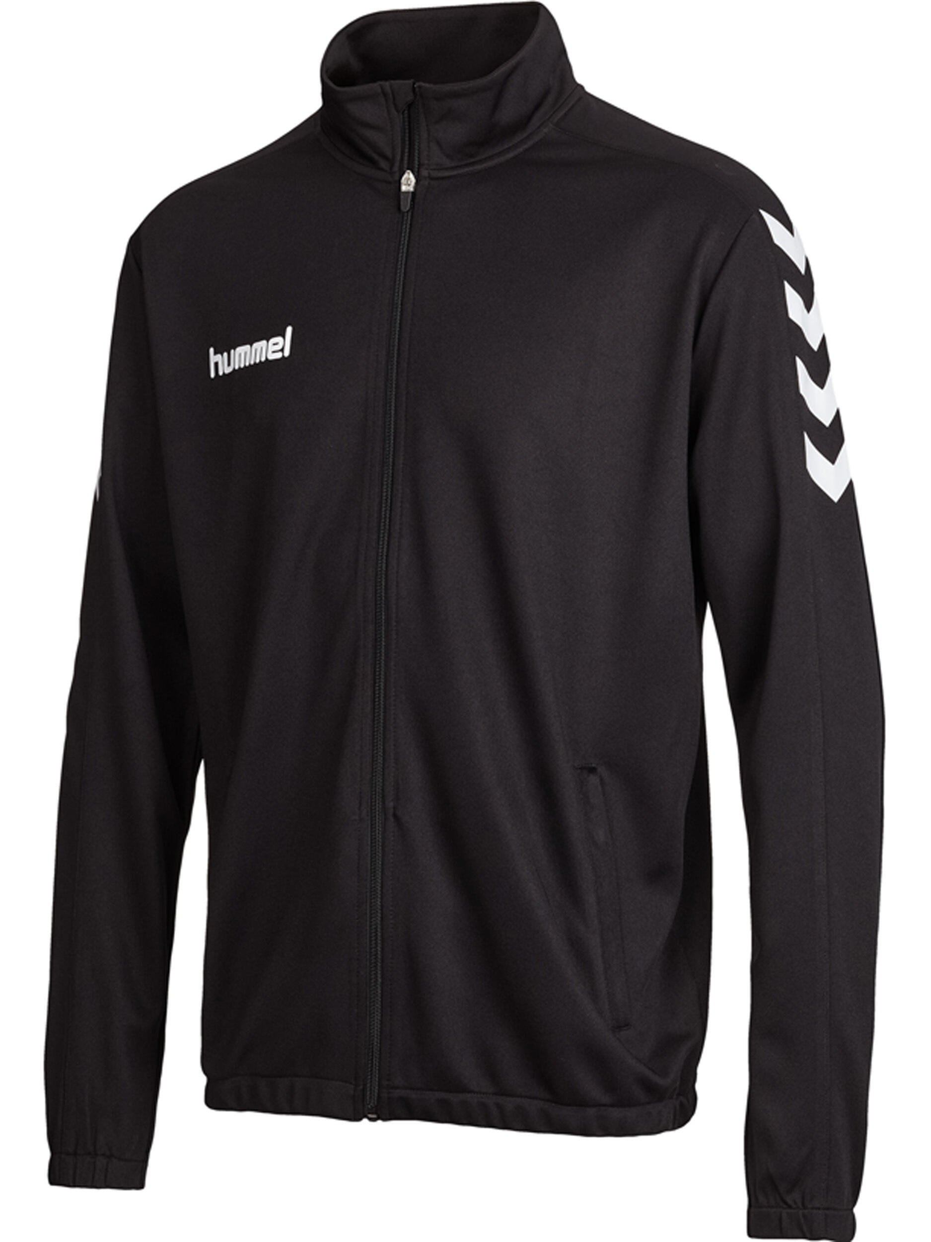 Jacheta de Antrenament Hummel Core Poly  Negru/Alb 6/6