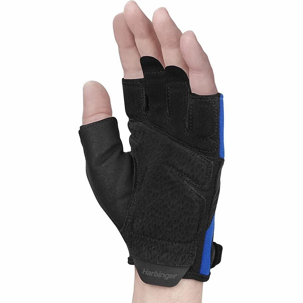 Harbinger Guanti da Sollevamento Pesi Grip 2.0, Unisex, Blu, X-Large 3/3