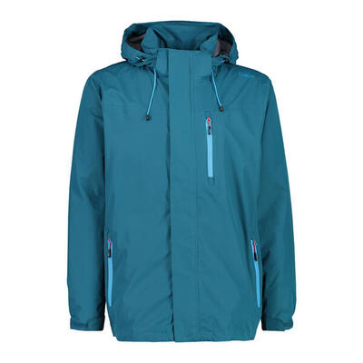 Giacca impermeabile da donna con cappuccio e zip CMP