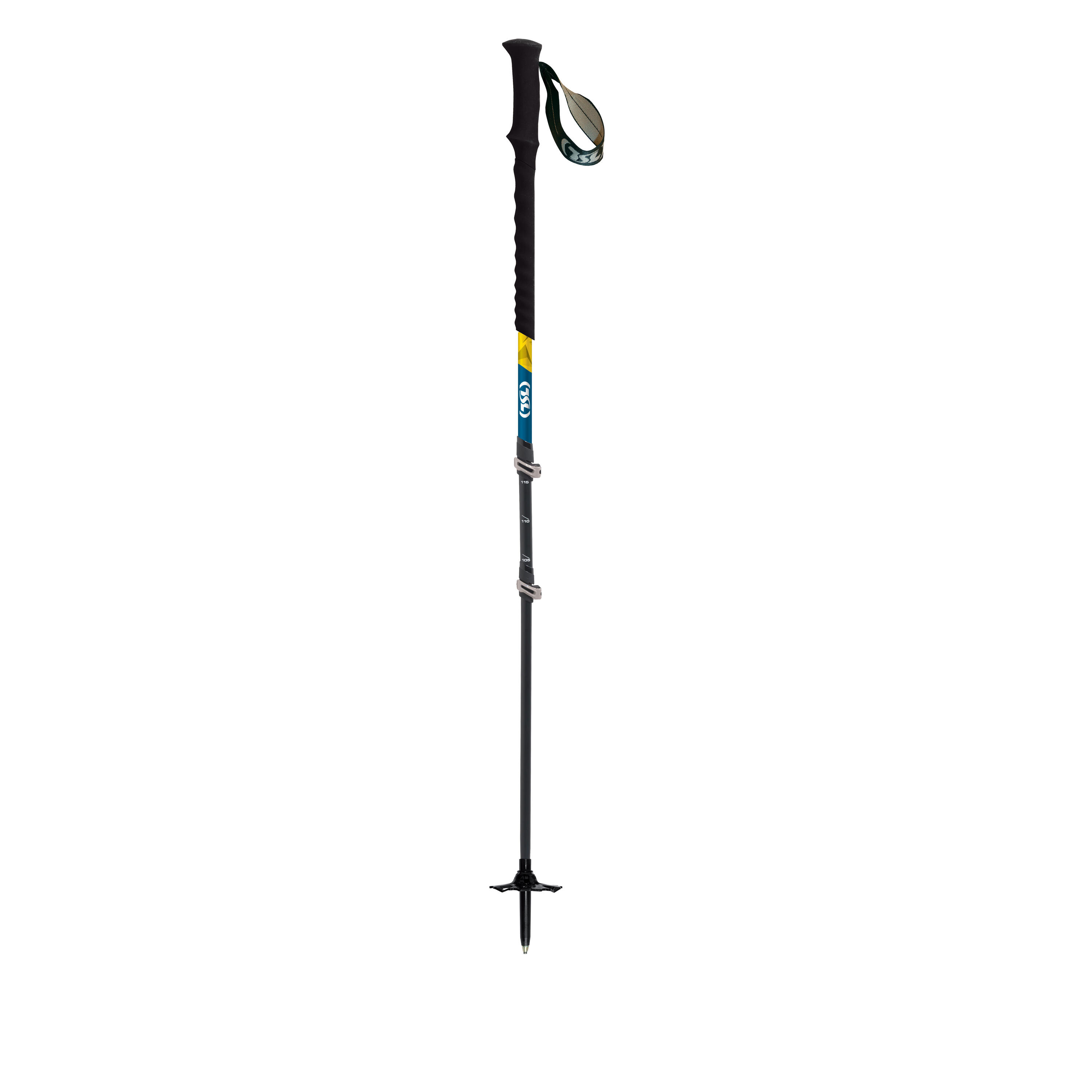 Tsl - Bâtons Tsl Tour Carbon Compact 3 Cross - Twist - Bâton De Randonnée - Bleu|noir - 125 Cm - Decathlon
