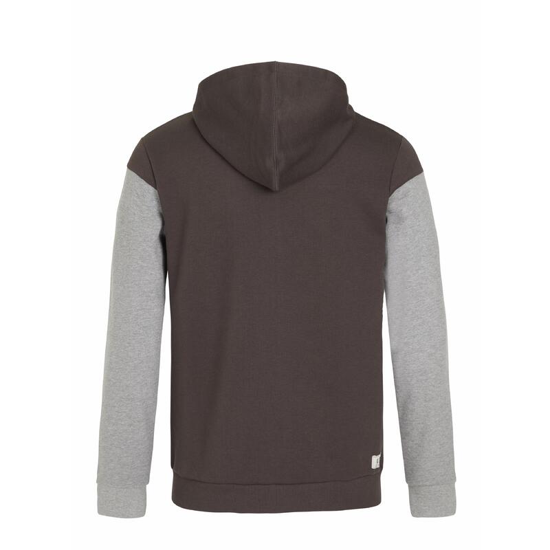 Mens Nxgviber Hoody - Trui - 592 dark grey melee - heren - Pisteskiën