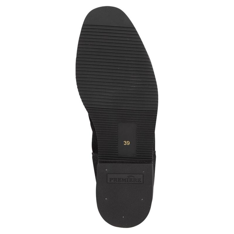 Botine echitație Premiere Casimir cu aspect de piele, tige înguste