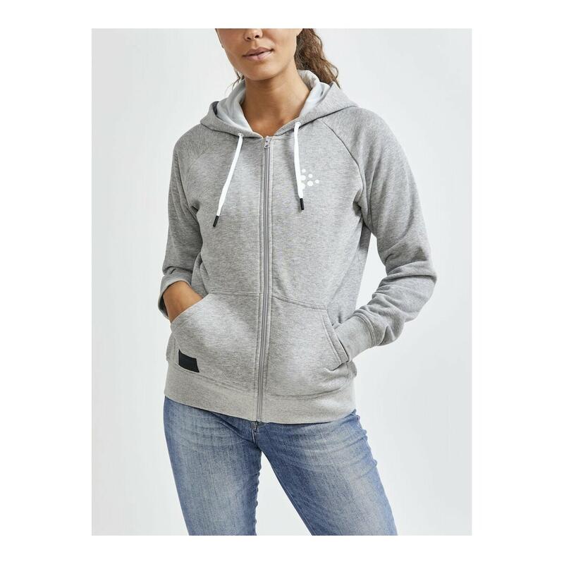 Sweatshirt à capuche zip femme Craft Core