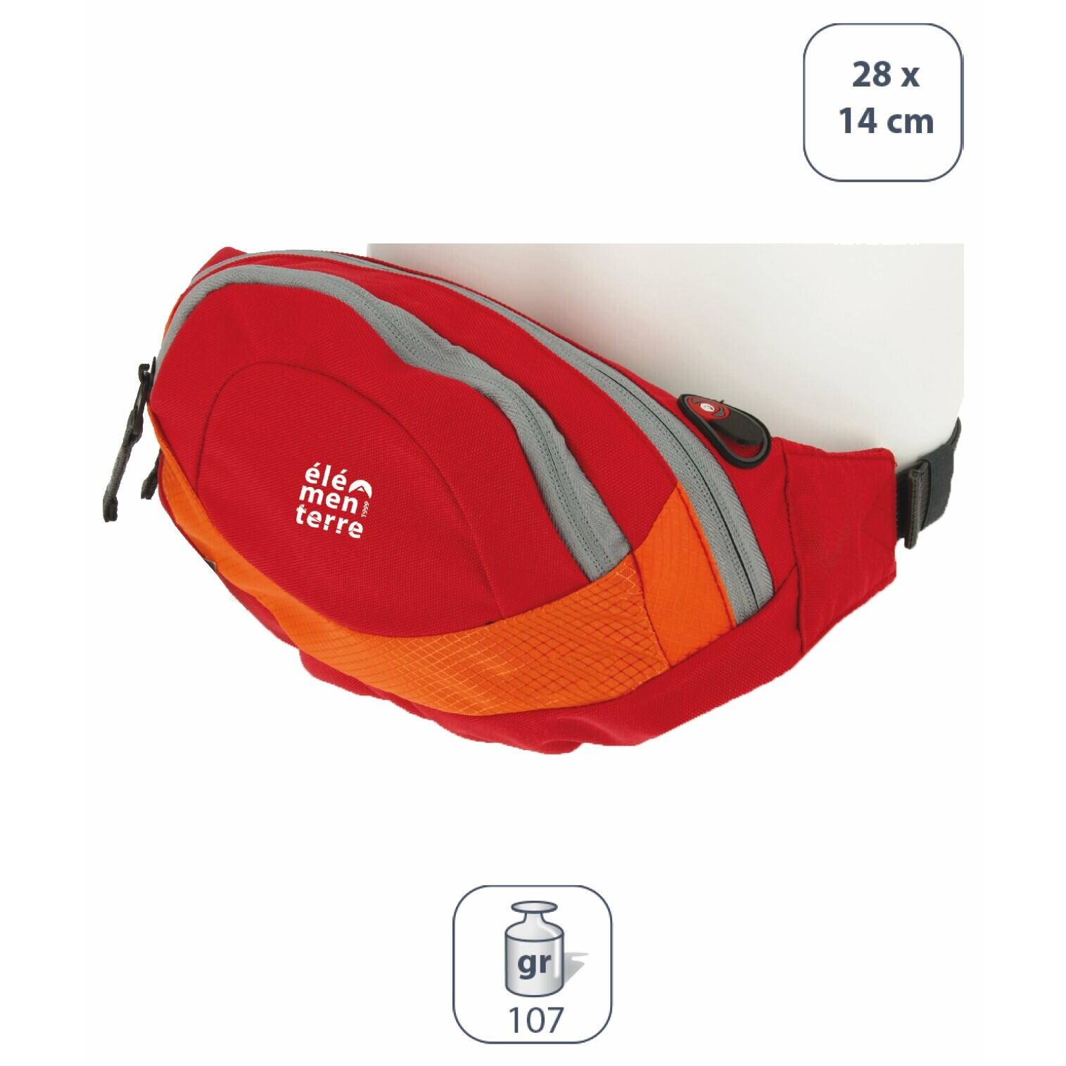 Elementerre - Sacoche Banane Élémenterre Boomer - Sacoche Banane - Rouge - Taille Unique - Decathlon