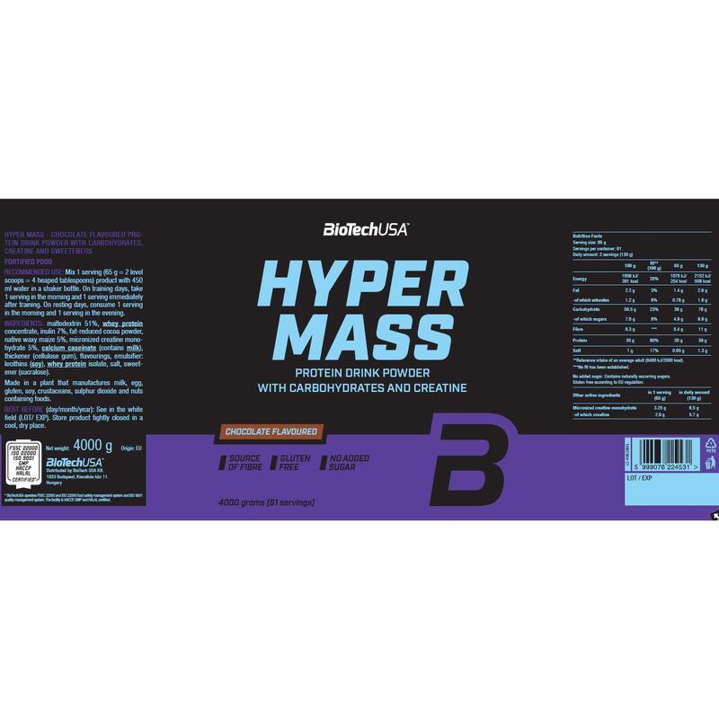 Hyper Mass (4000g) - Chocolate