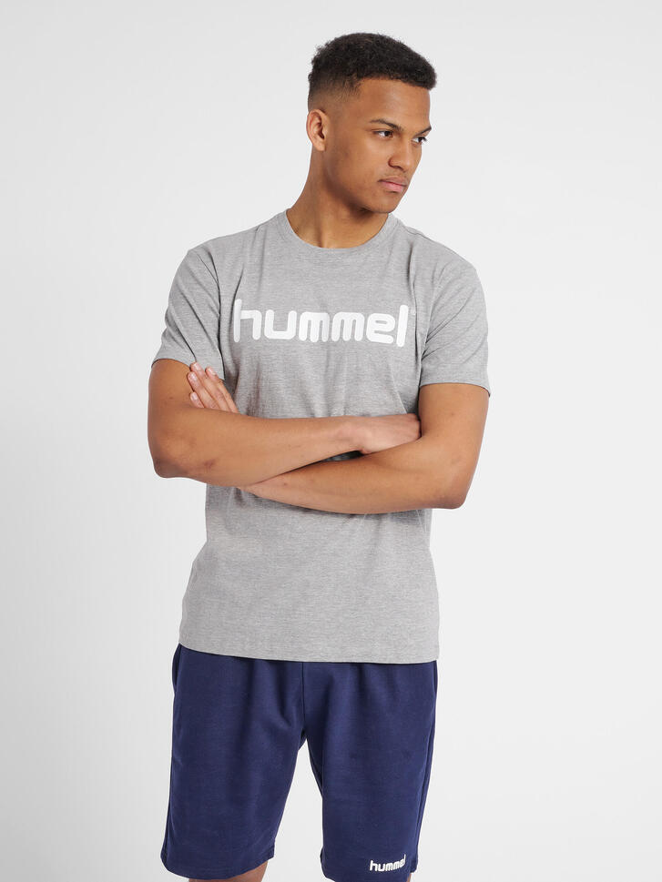 Koszulka sportowa z krótkim rękawem męska Hummel Cotton Logo