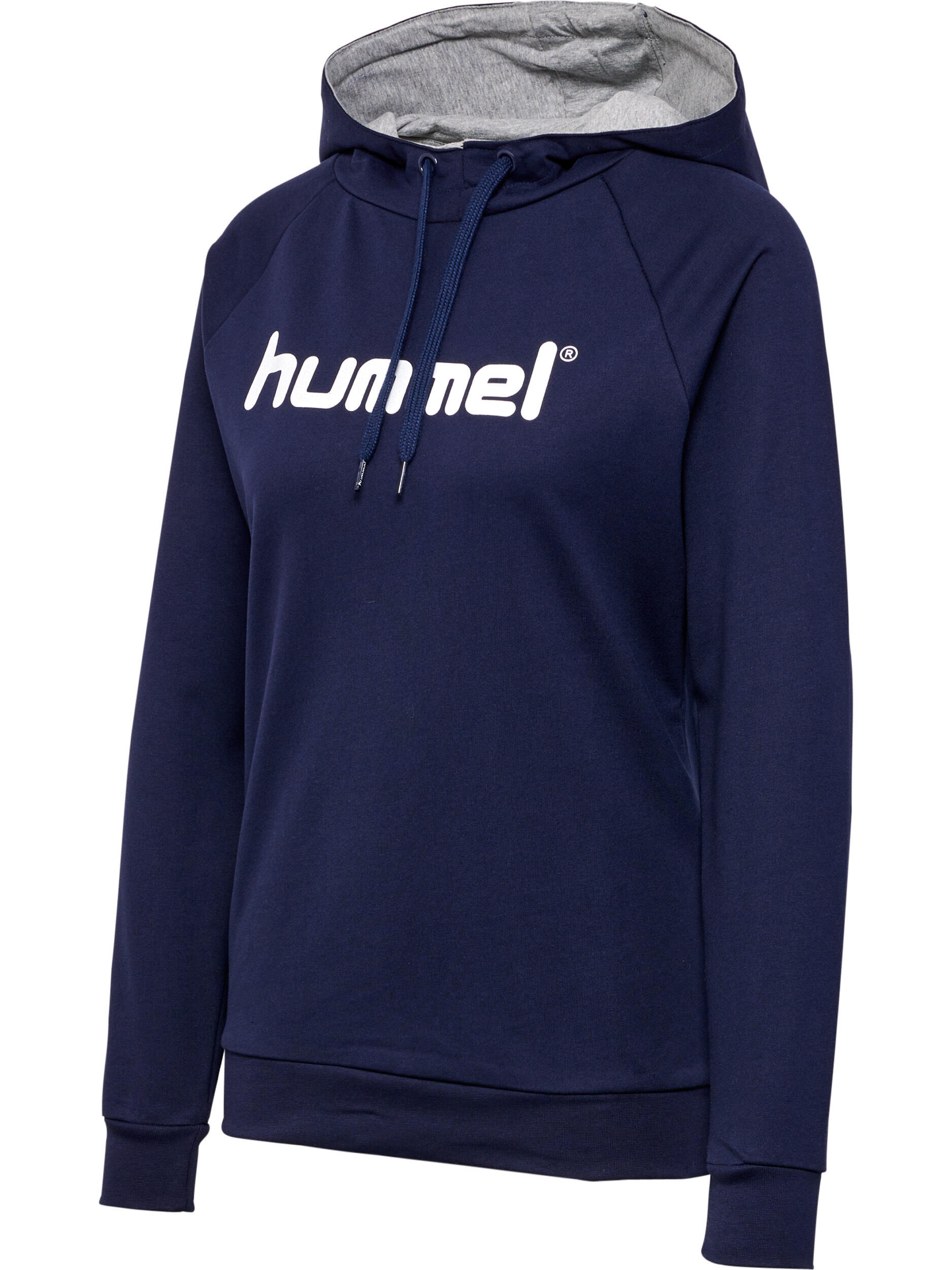 Bluza sportowa z kapturem damska Hummel Go Cotton Logo Hoodie Woman