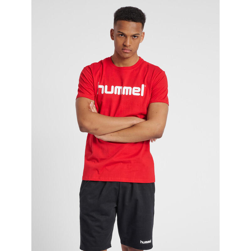 Koszulka sportowa z krótkim rękawem męska Hummel Cotton Logo