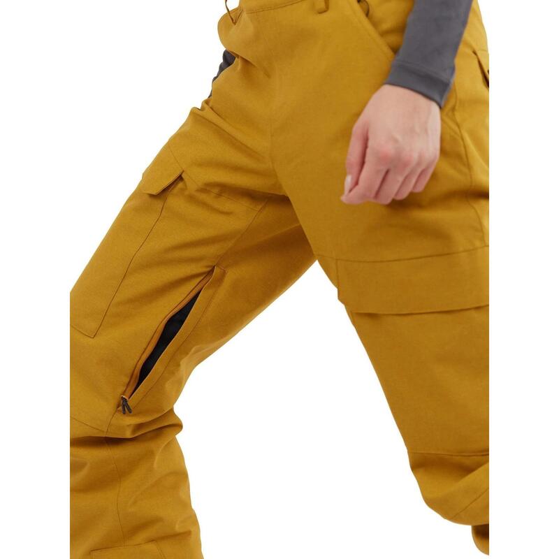 Pantaloni de schi Sakura Bib Pants - maro femei