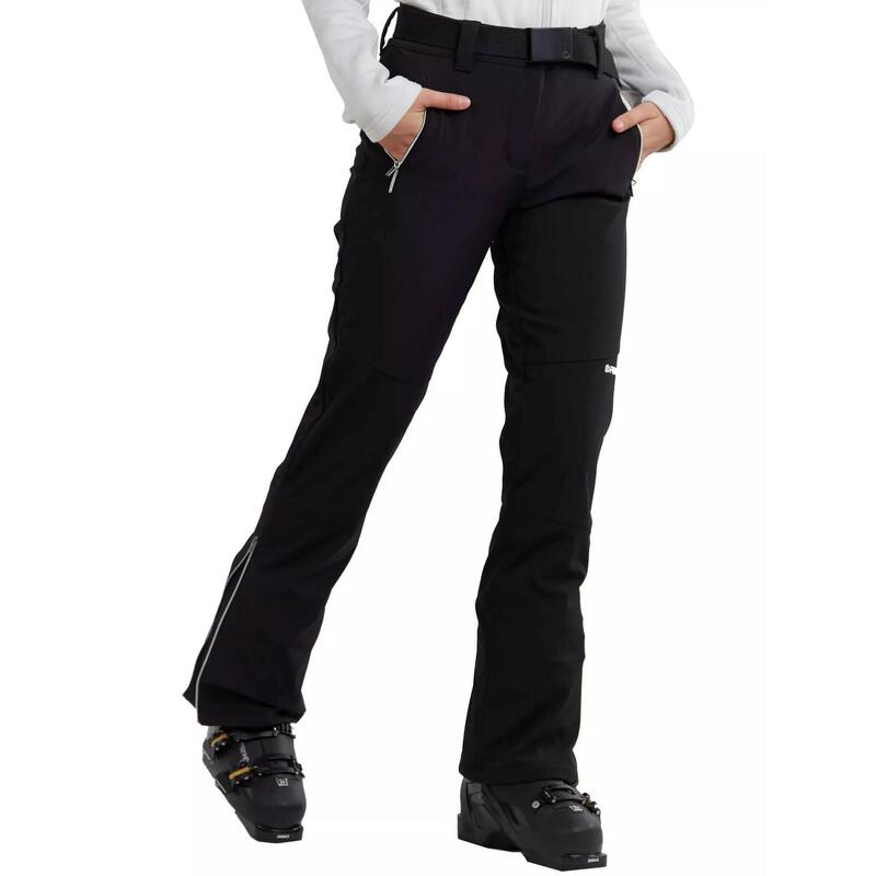 Pantaloni de schi Galena Softshell Pants - negru femei