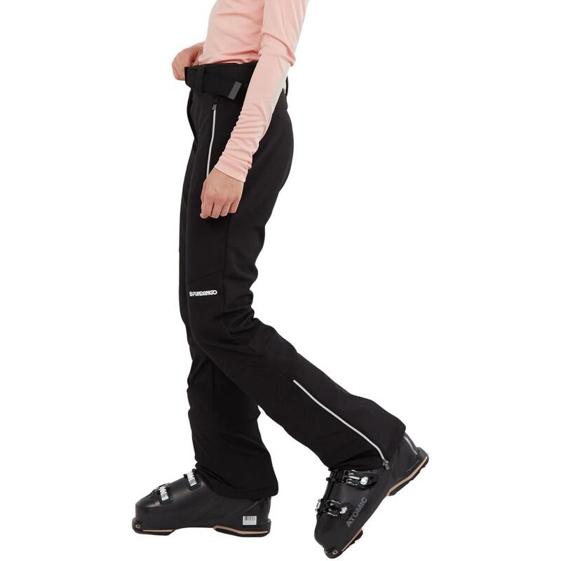 Pantaloni de schi Galena Softshell Pants - negru femei