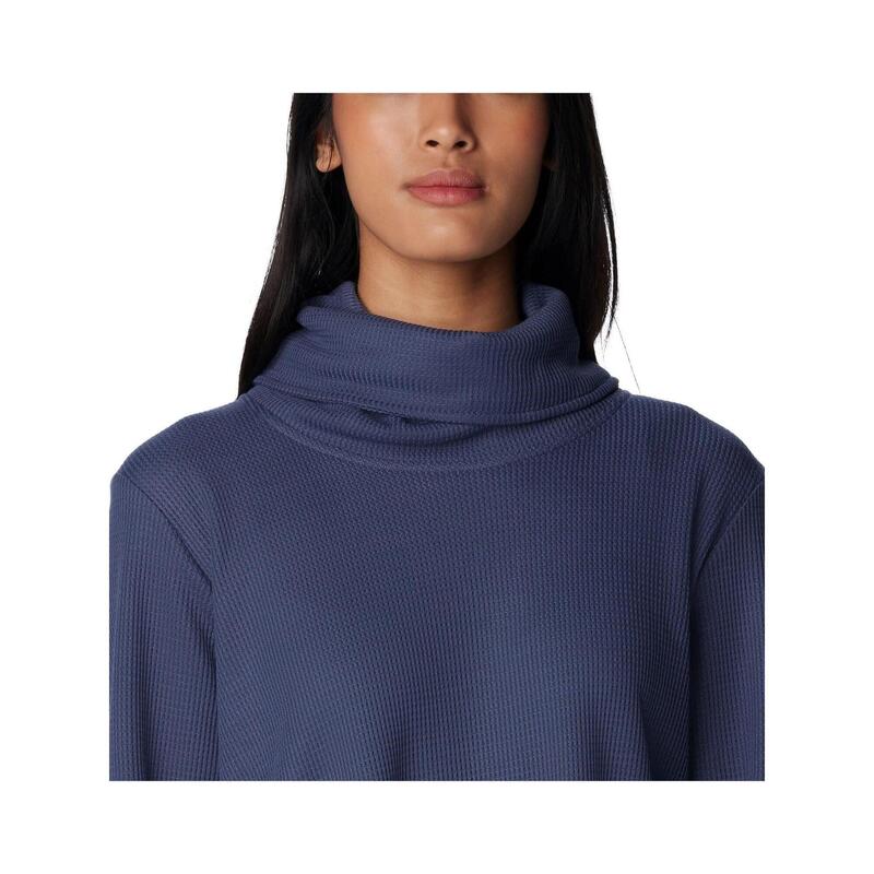 Cardigan Holly Hideaway Waffle Cowl Neck Pullove femei