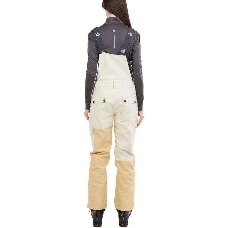 Pantaloni de schi Sakura Bib Pants - galben femei