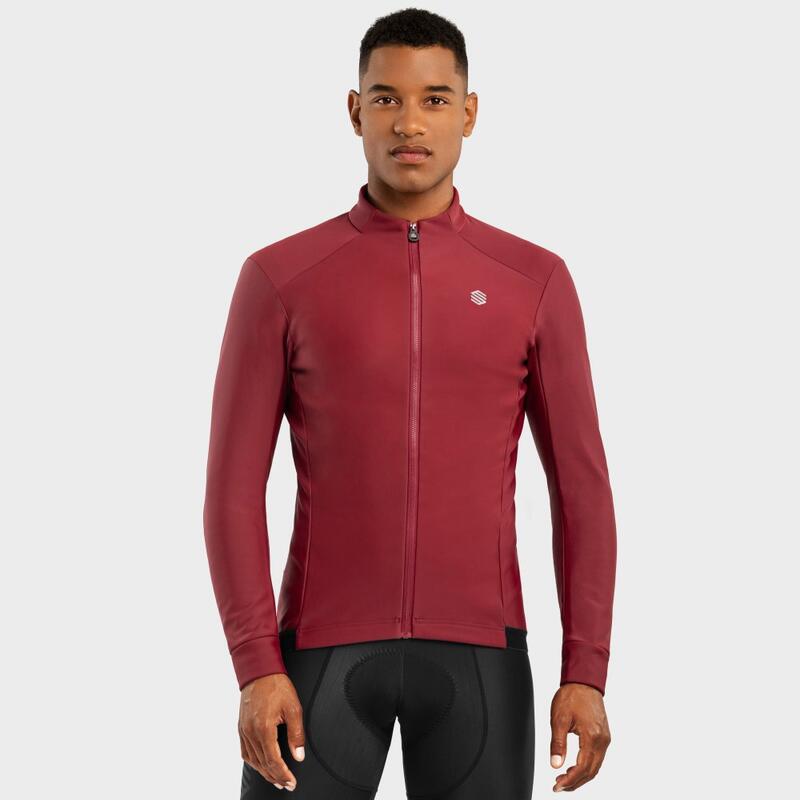 Herren Radsport softshell-fahrradjacke für J1 Soulor SIROKO Bordeauxrot