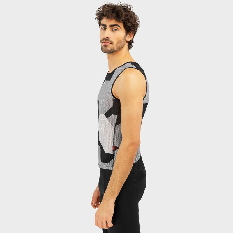 Herren Radsport fahrradbaselayer für Shades SIROKO Grau