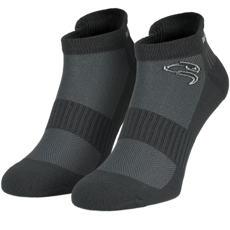 Sport Sneaker Socken | 2 Paar | Damen und Herren | Anthrazit