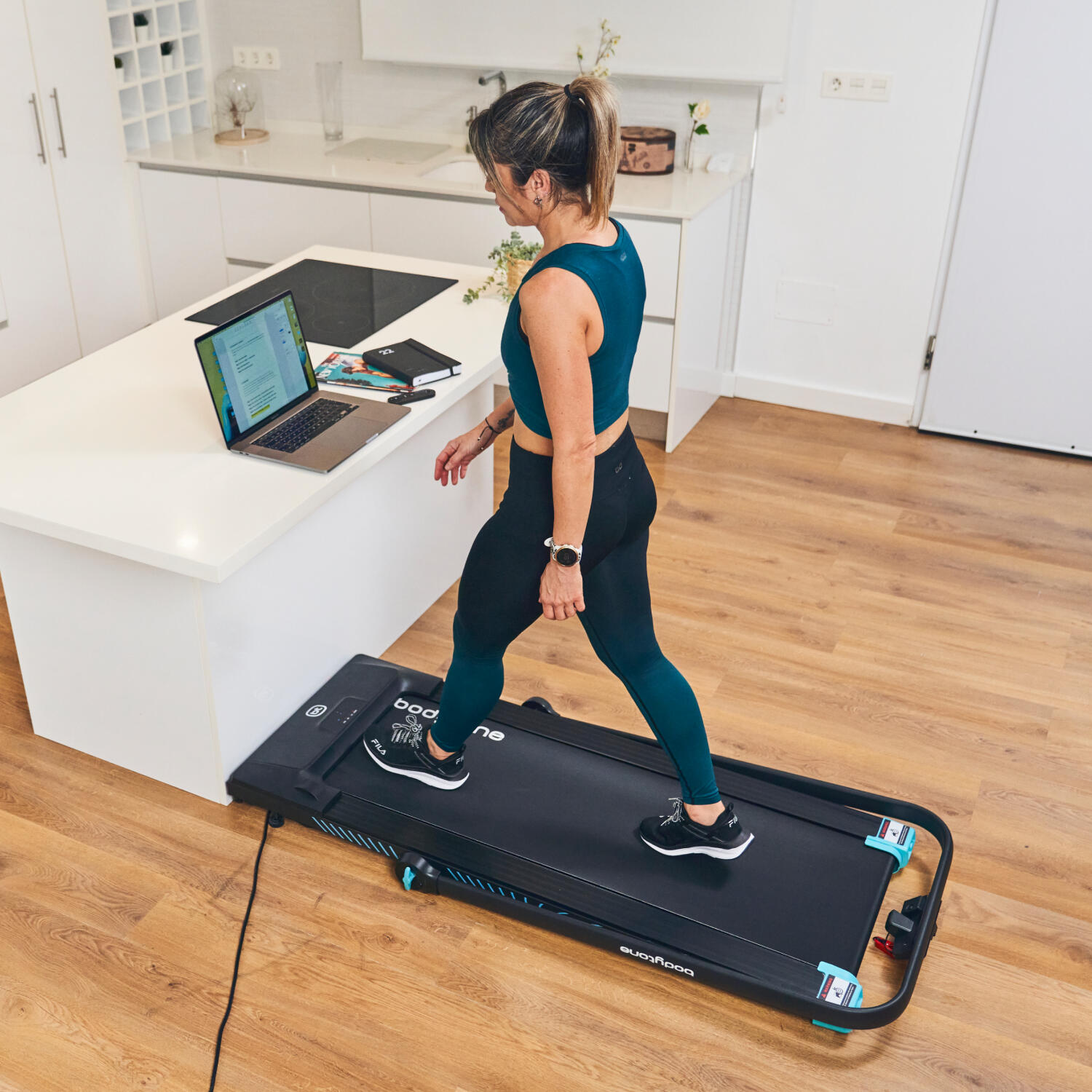 Cinta de correr plegable Bodytone AR100-G 12km/h gris 3/7