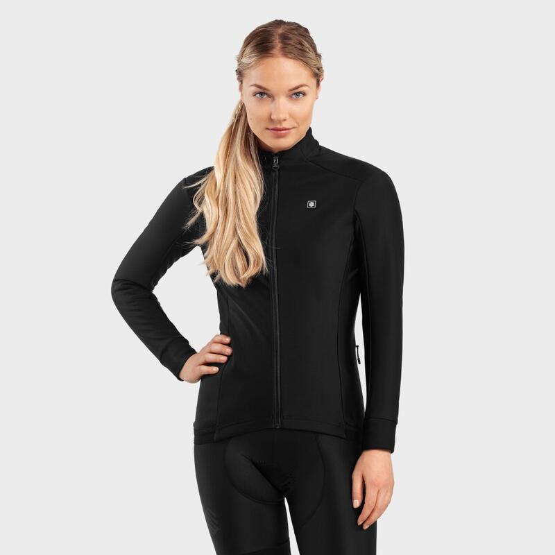 Damen Radsport softshell-fahrradjacke für J1 Vermont SIROKO Schwarz