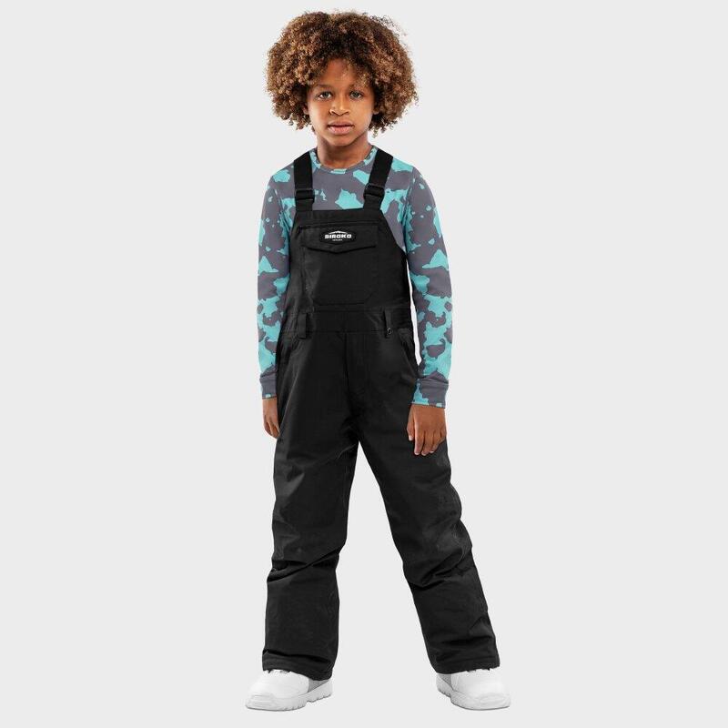 Salopette snowboard garçon Sports d'hiver Enfants KB1 Fierce Noir