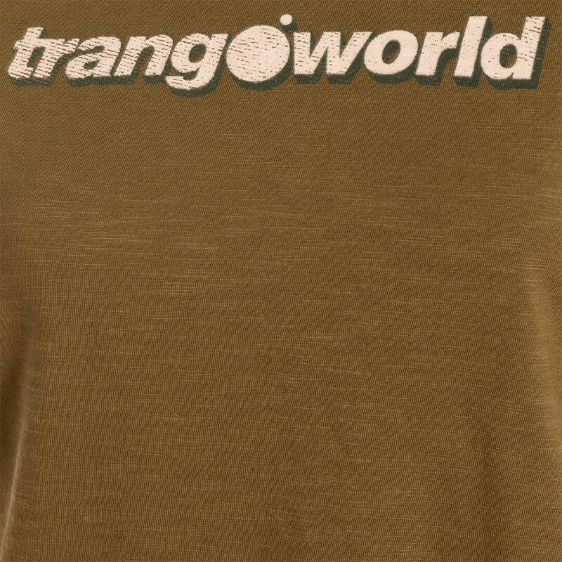 Camiseta de manga corta para Mujer Trangoworld Azagra Marrón