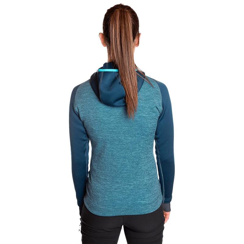 Chaqueta para Mujer Trangoworld Asiego vd Azul/Azul/Gris