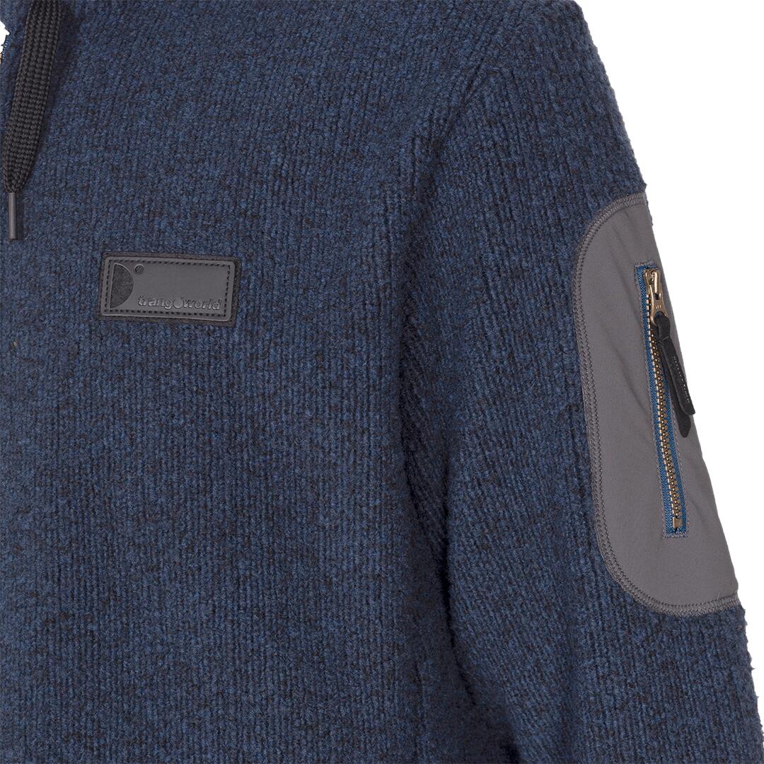 Forro polar para Hombre Trangoworld Tindaya Azul/Negro 2/7