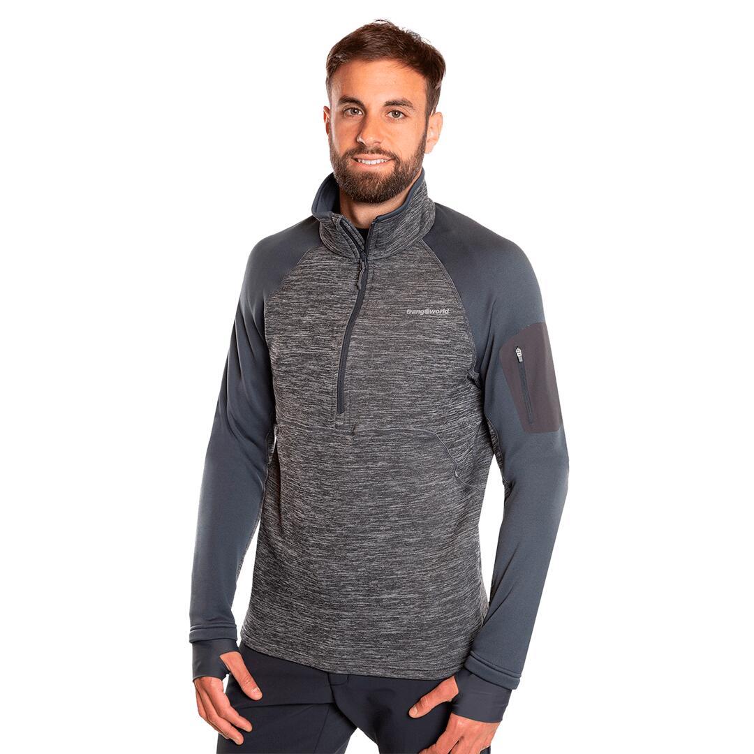 Jersey para Hombre Trangoworld Chiasso vd Negro/Gris/Gris 3/6