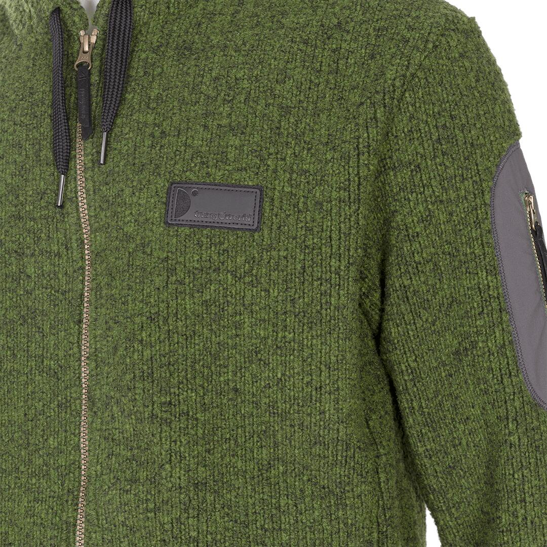 Forro polar para Hombre Trangoworld Tindaya Verde/Negro 2/7